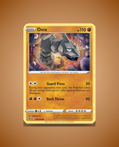 Collector’s Guide: Onix (Fusion Strike #138)
