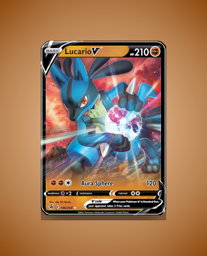 Collector’s Guide: Lucario V (Fusion Strike #146)