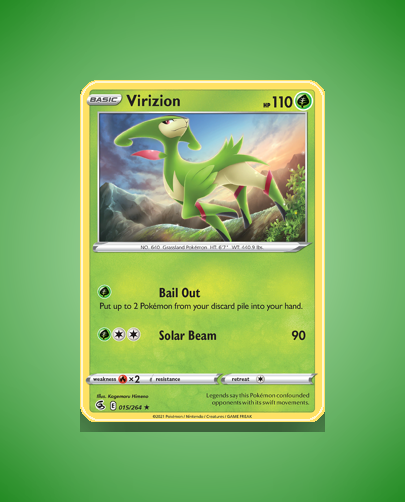 Virizion (Fusion Strike) #15