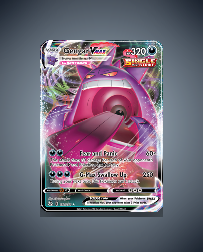 Gengar VMAX (Fusion Strike) #157