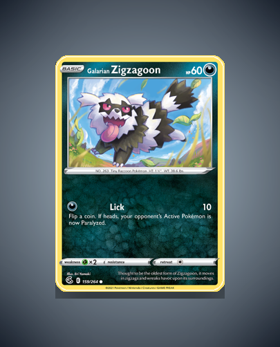 Galarian Zigzagoon (Fusion Strike) #159