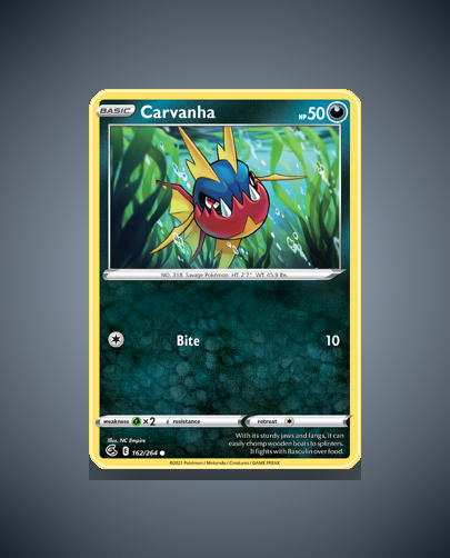 Collector’s Guide: Carvanha (Fusion Strike #162)