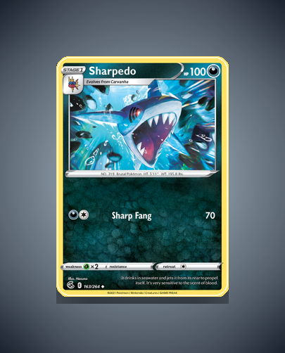 Sharpedo (Fusion Strike) #163