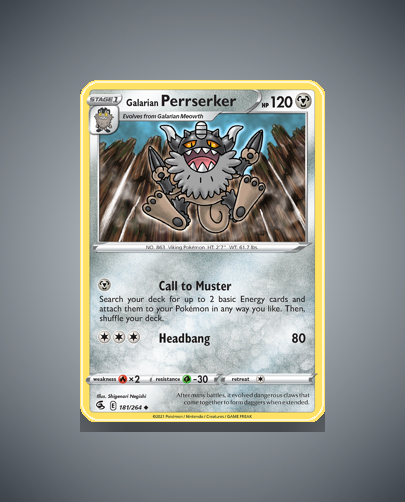 Galarian Perrserker (Fusion Strike) #181