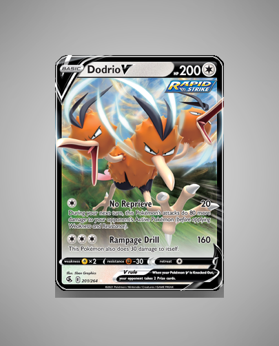 Collector’s Guide: Dodrio V (Fusion Strike #201)