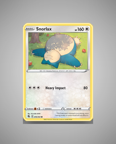 Snorlax (Fusion Strike) #206