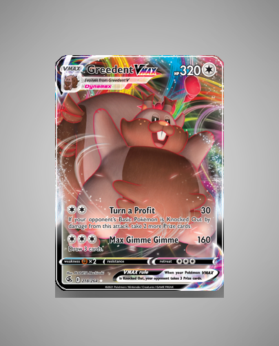 Collector’s Guide: Greedent VMAX (Fusion Strike #218)