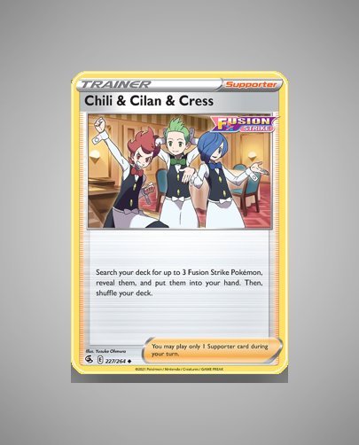 Collector’s Guide: Chili & Cilan & Cress (Fusion Strike #227)