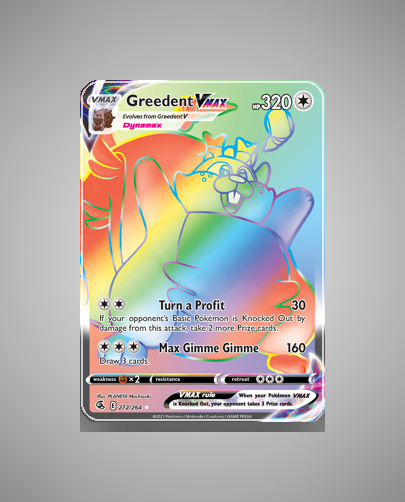 Collector’s Guide: Greedent VMAX (Fusion Strike #272)