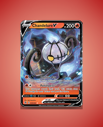 Chandelure V (Fusion Strike) #39