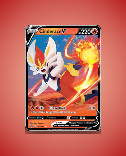 Cinderace V (Fusion Strike) #43