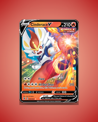 Cinderace V (Fusion Strike) #44