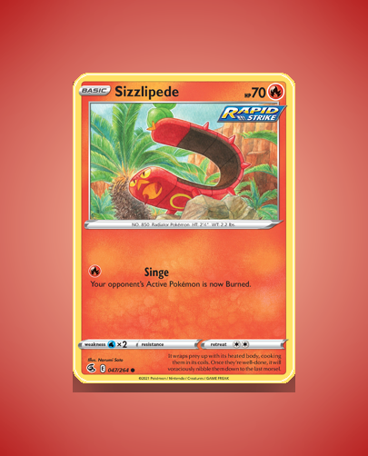 Sizzlipede (Fusion Strike) #47