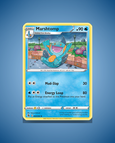 Collector’s Guide: Marshtomp (Fusion Strike #63)