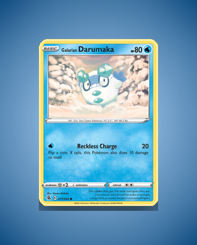 Collector’s Guide: Galarian Darumaka (Fusion Strike #71)