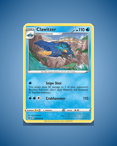 Collector’s Guide: Clawitzer (Fusion Strike #75)