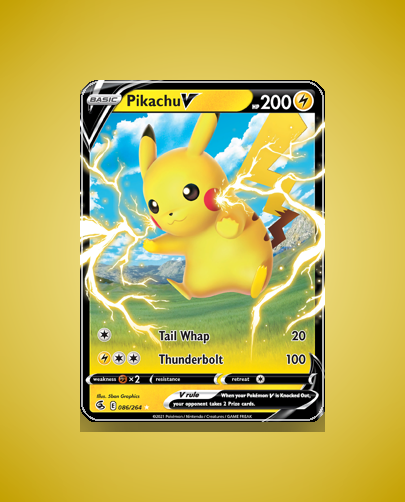 Pikachu V (Fusion Strike) #86