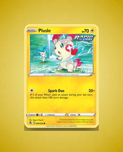Plusle (Fusion Strike) #89