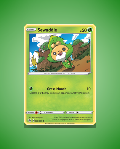 Sewaddle (Fusion Strike) #9