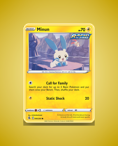 Minun (Fusion Strike) #90