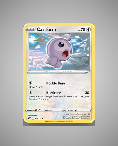 Castform (Brilliant Stars) #116