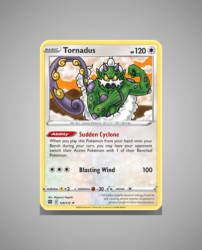 Collector’s Guide: Tornadus (Brilliant Stars #126)