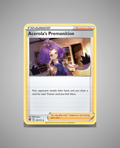 Collector’s Guide: Acerola’s Premonition (Brilliant Stars #129)