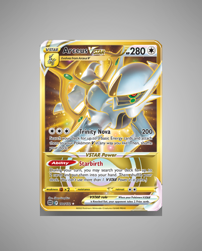 Collector’s Guide: Arceus VSTAR (Brilliant Stars #184)