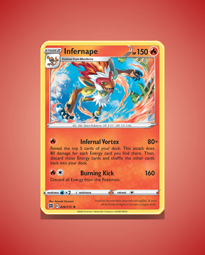Collector’s Guide: Infernape (Brilliant Stars #26)