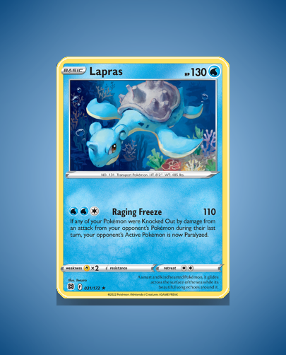 Collector’s Guide: Lapras (Brilliant Stars #31)