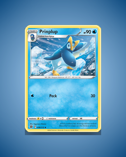 Collector’s Guide: Prinplup (Brilliant Stars #36)