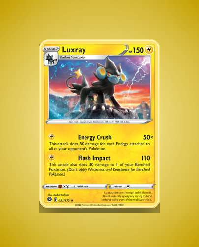 Collector’s Guide: Luxray (Brilliant Stars #51)