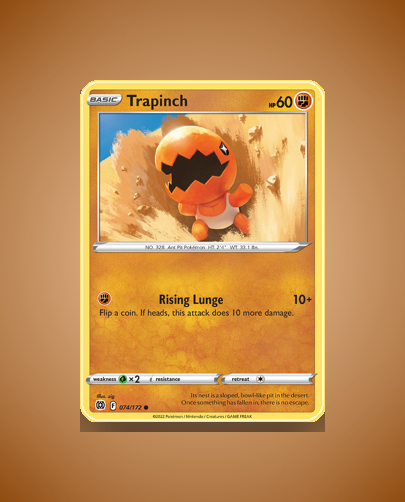 Trapinch (Brilliant Stars) #74