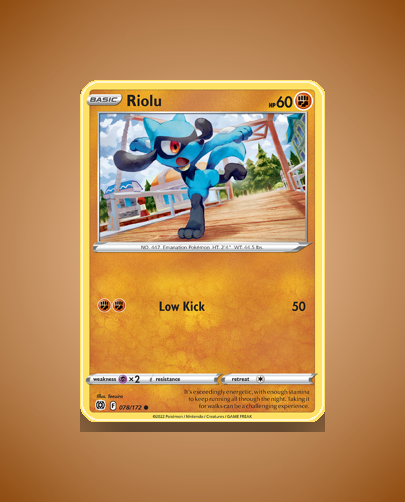 Collector’s Guide: Riolu (Brilliant Stars #78)