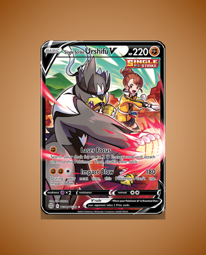 Single Strike Urshifu V (Brilliant Stars Trainer Gallery) #TG18