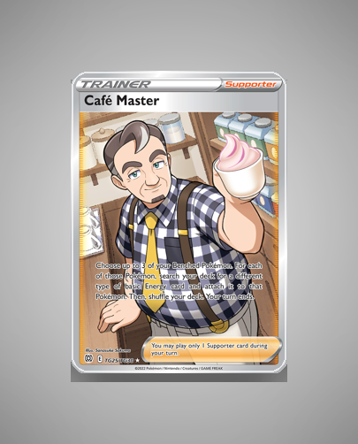 Café Master (Brilliant Stars Trainer Gallery) #TG25