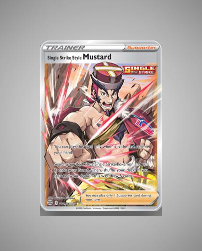 Single Strike Style Mustard (Brilliant Stars Trainer Gallery) #TG28