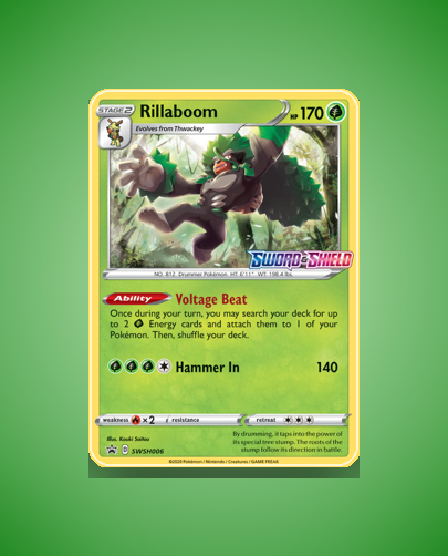 Rillaboom (SWSH Black Star Promos) #SWSH006