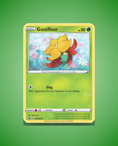Collector’s Guide: Gossifleur (SWSH Black Star Promos #SWSH010)