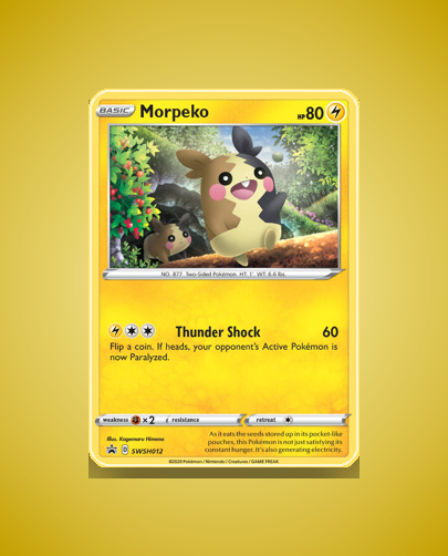 Morpeko (SWSH Black Star Promos) #SWSH012