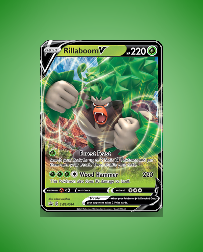 Collector’s Guide: Rillaboom V (SWSH Black Star Promos #SWSH014)