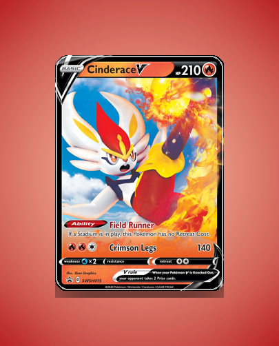 Collector’s Guide: Cinderace V (SWSH Black Star Promos #SWSH015)