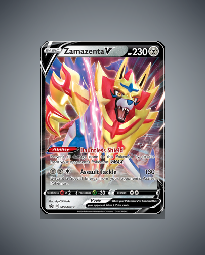 Zamazenta V (SWSH Black Star Promos) #SWSH019