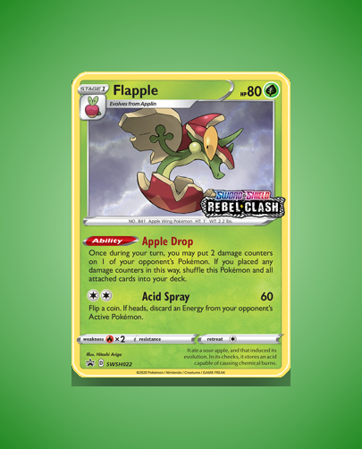 Collector’s Guide: Flapple (SWSH Black Star Promos #SWSH022)