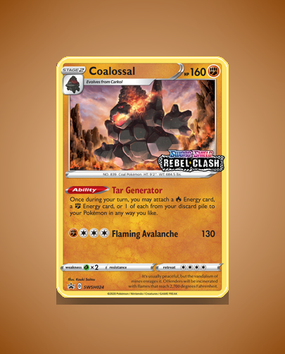 Collector’s Guide: Coalossal (SWSH Black Star Promos #SWSH024)