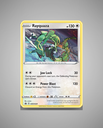 Collector’s Guide: Rayquaza (SWSH Black Star Promos #SWSH029)