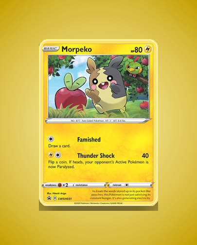 Morpeko (SWSH Black Star Promos) #SWSH031