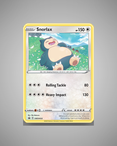 Snorlax (SWSH Black Star Promos) #SWSH032