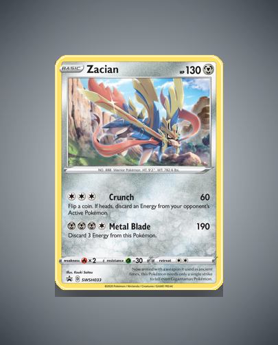 Collector’s Guide: Zacian (SWSH Black Star Promos #SWSH033)