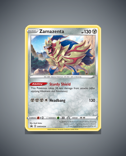 Collector’s Guide: Zamazenta (SWSH Black Star Promos #SWSH034)